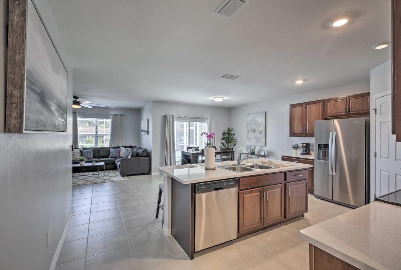 Modern Home With Heated Pool, 3 Mi To Beach Cape Coral Esterno foto