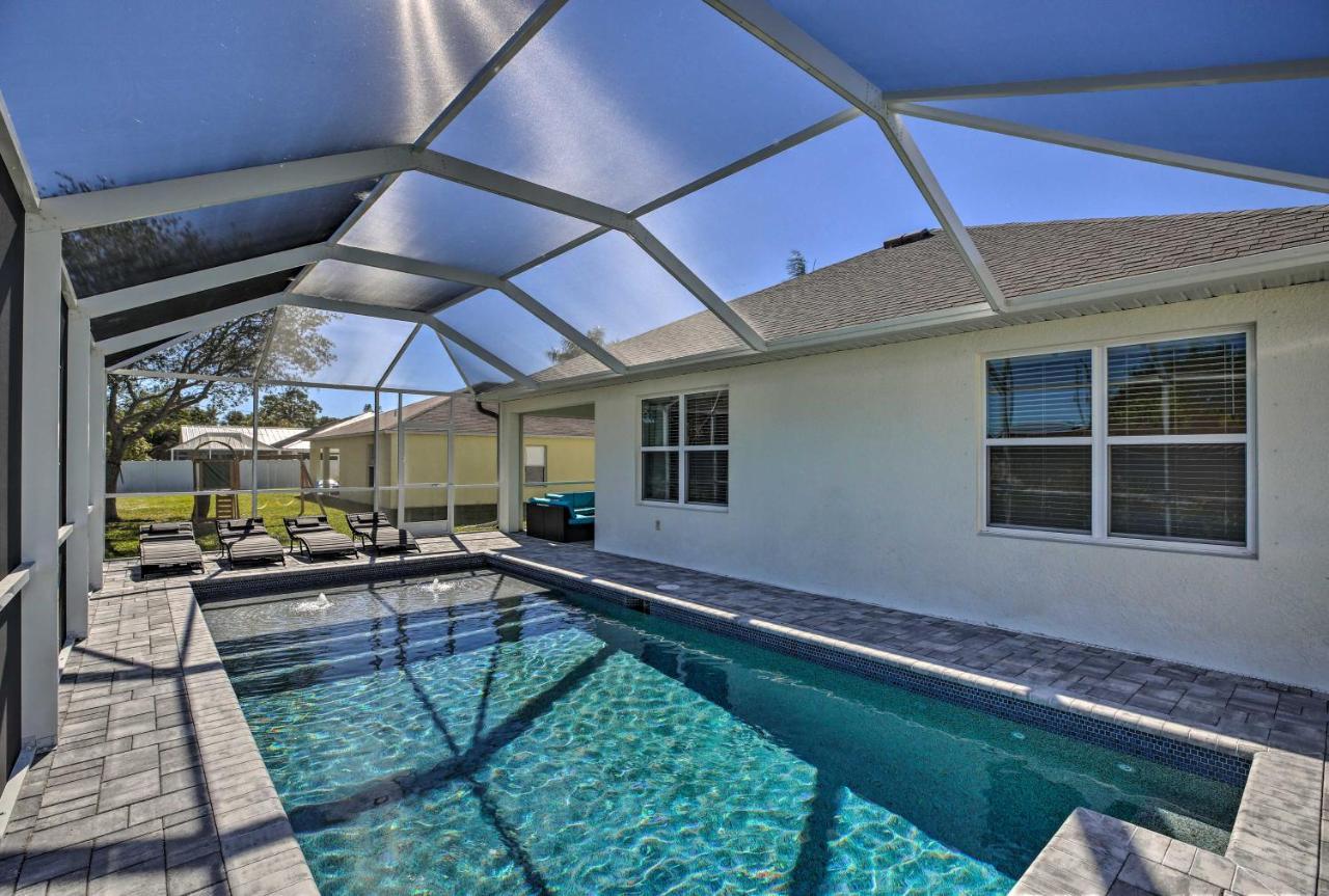 Modern Home With Heated Pool, 3 Mi To Beach Cape Coral Esterno foto