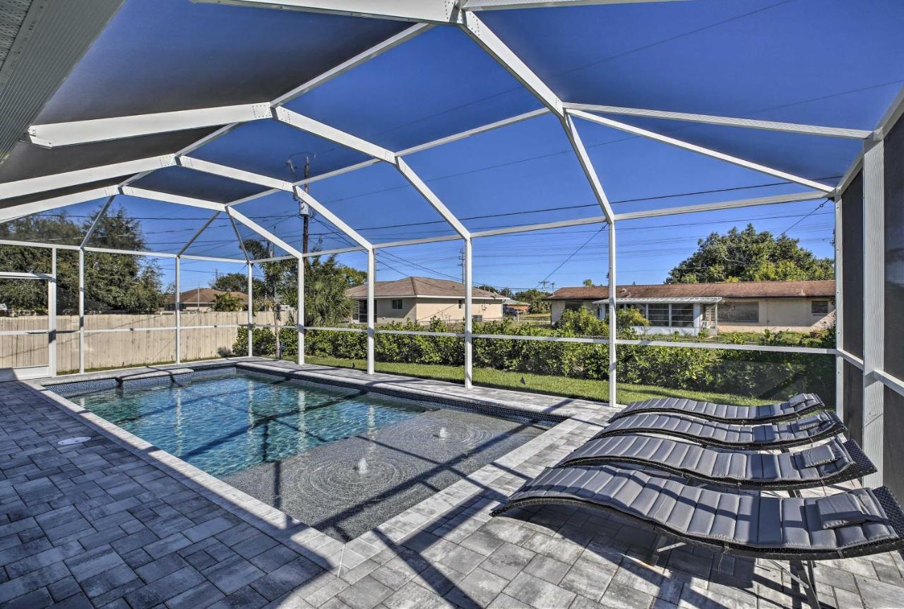 Modern Home With Heated Pool, 3 Mi To Beach Cape Coral Esterno foto